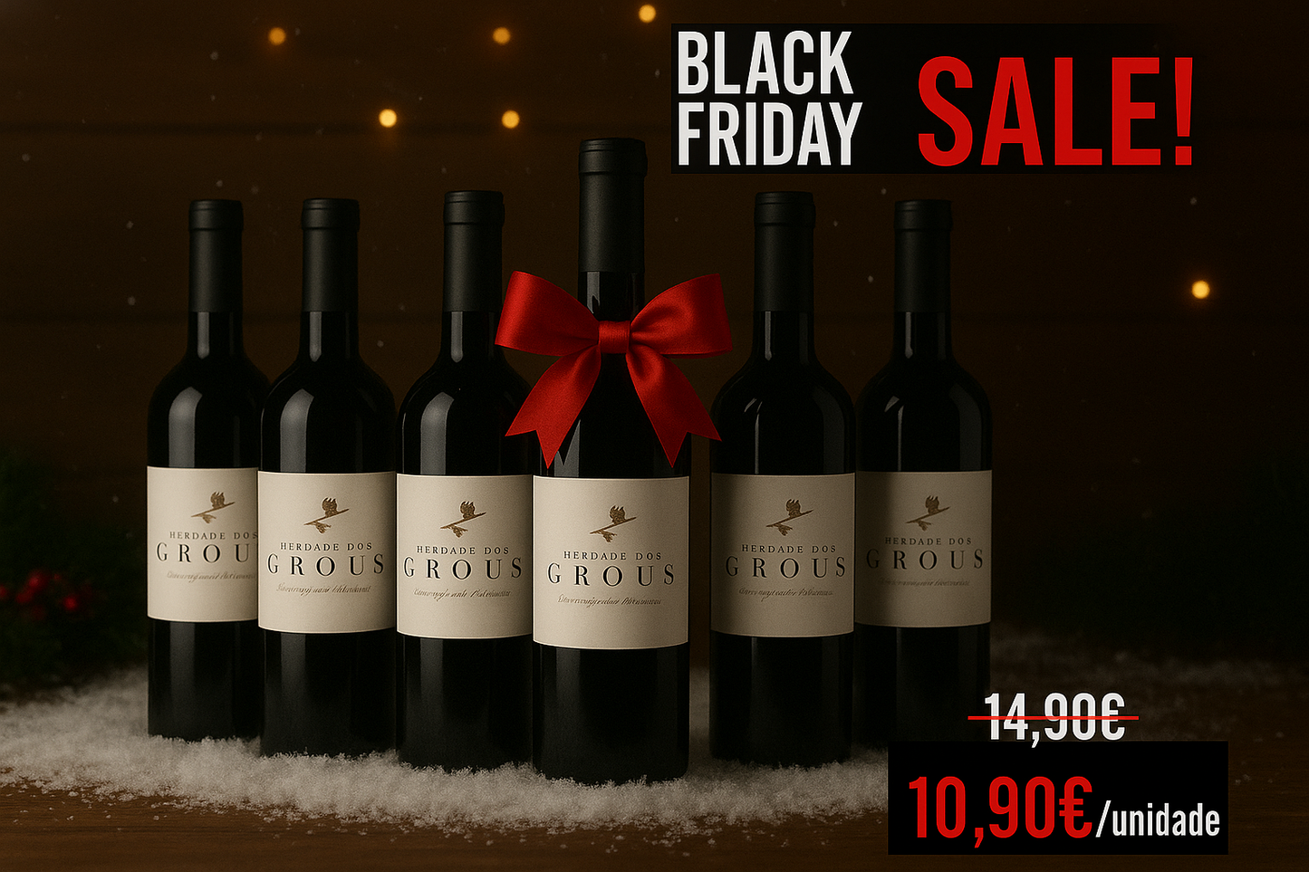 6 Garrafas - Herdade Grous Tinto