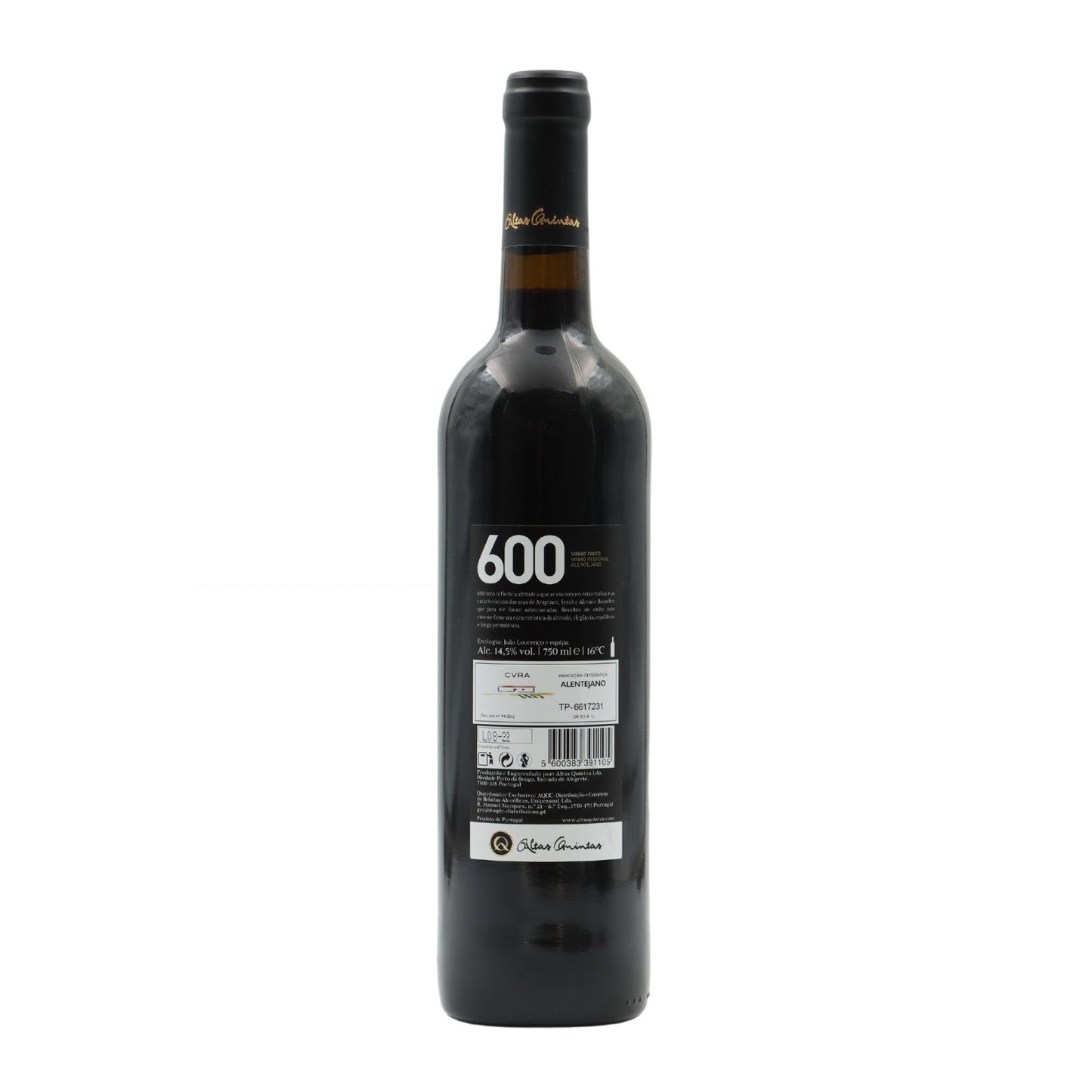 Altas Quintas 600 Tinto