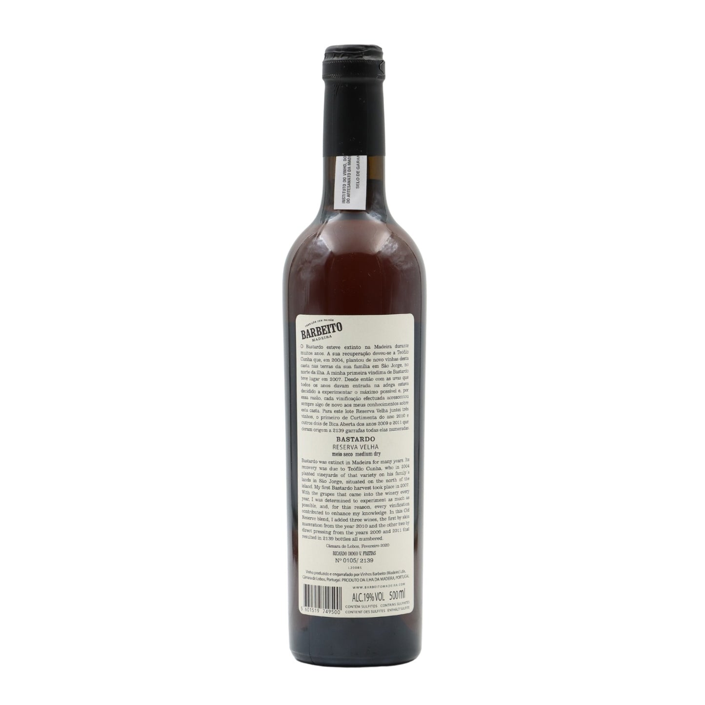 Barbeito 3 Pipas Old Reserva Madeira