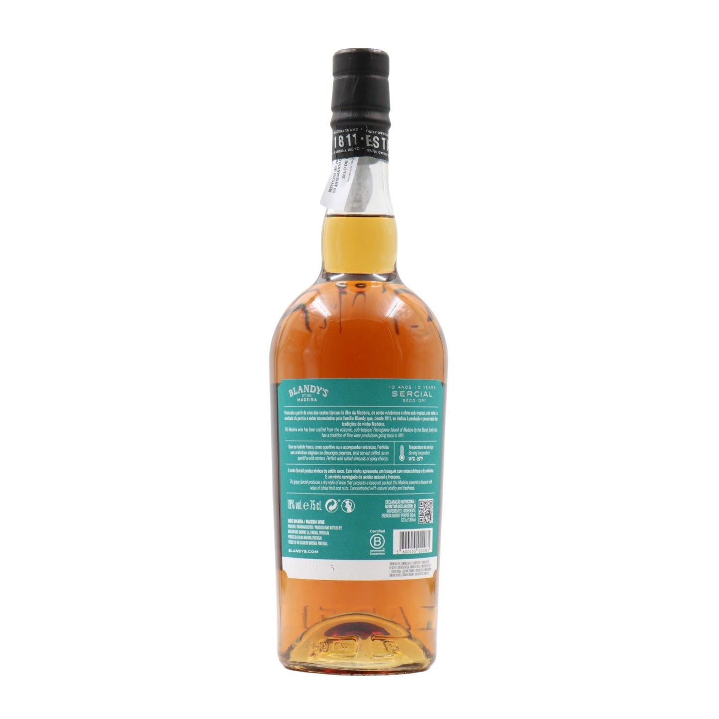 Blandys 10 Anos Sercial Madeira