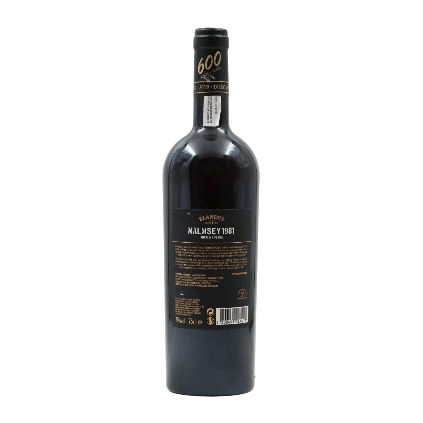 Blandy's Malmsey Vintage 1981