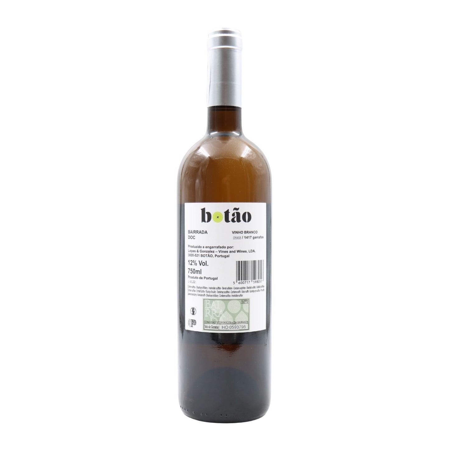 Botão Vinha das Lamas Branco