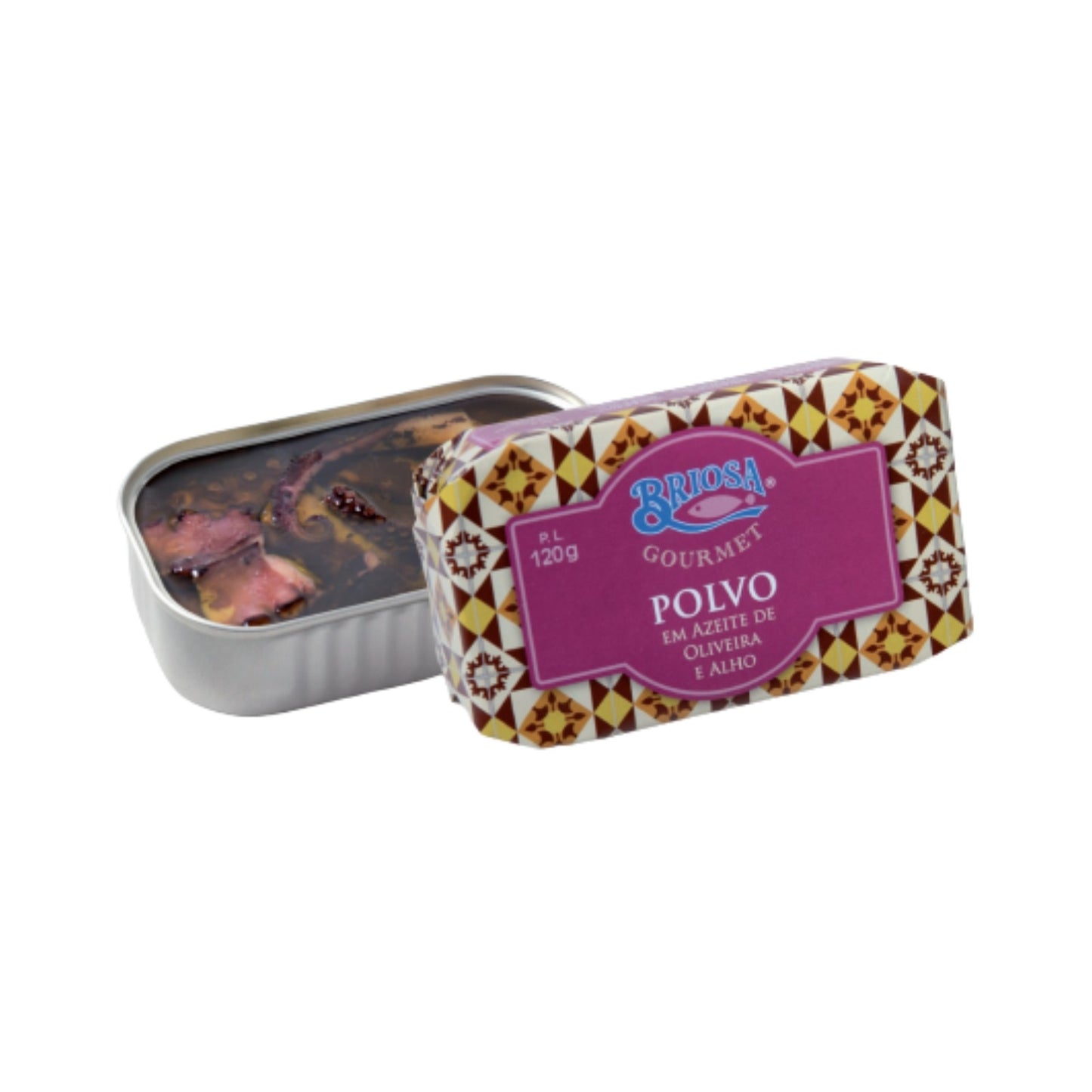 Briosa Gourmet Polvo em Azeite e Alho