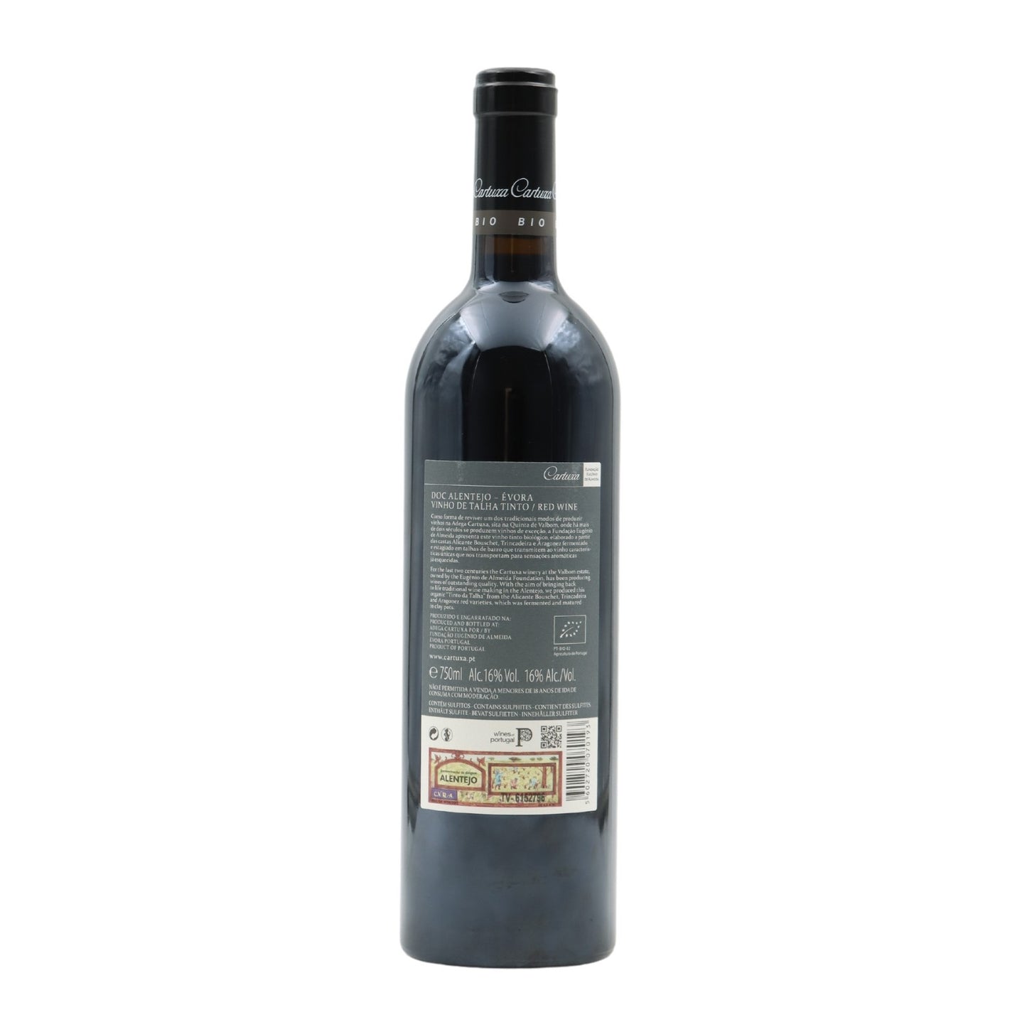 Cartuxa Organic Red Talha Wine 2019