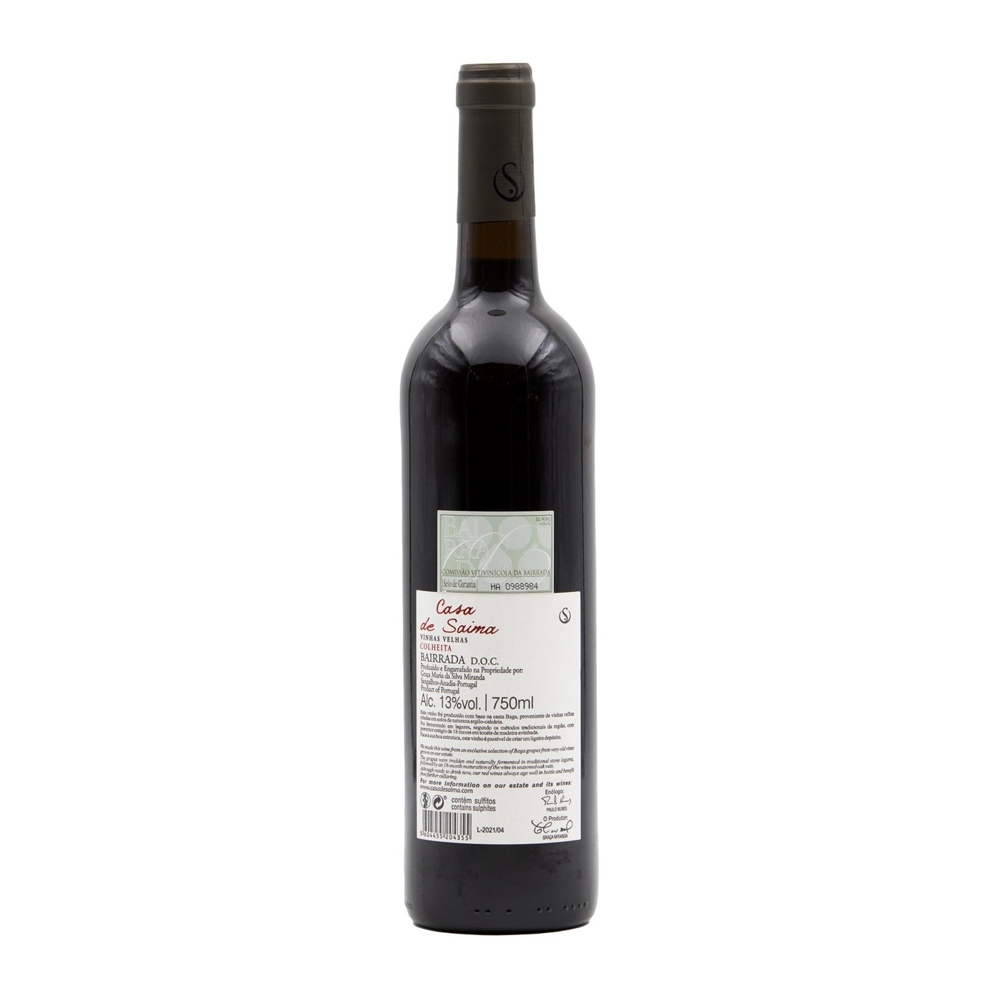 Casa de Saima Vinhas Velhas Tinto 2018