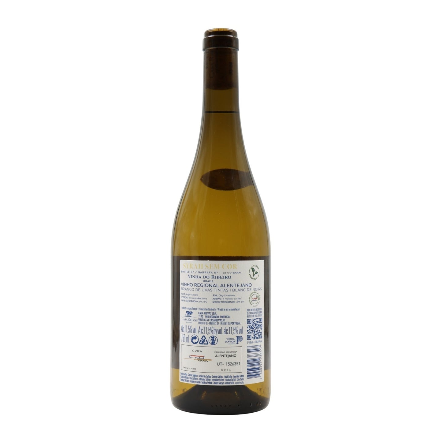 Casa Relvas Syrah Sem Cor Branco