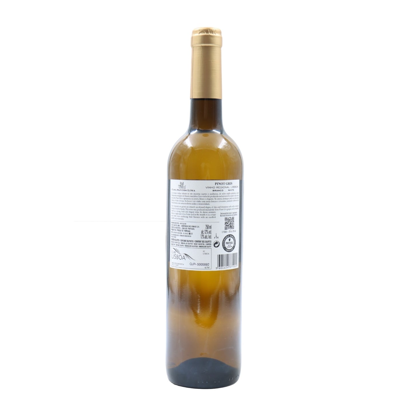 Casa Santos Lima Pinot Gris Branco