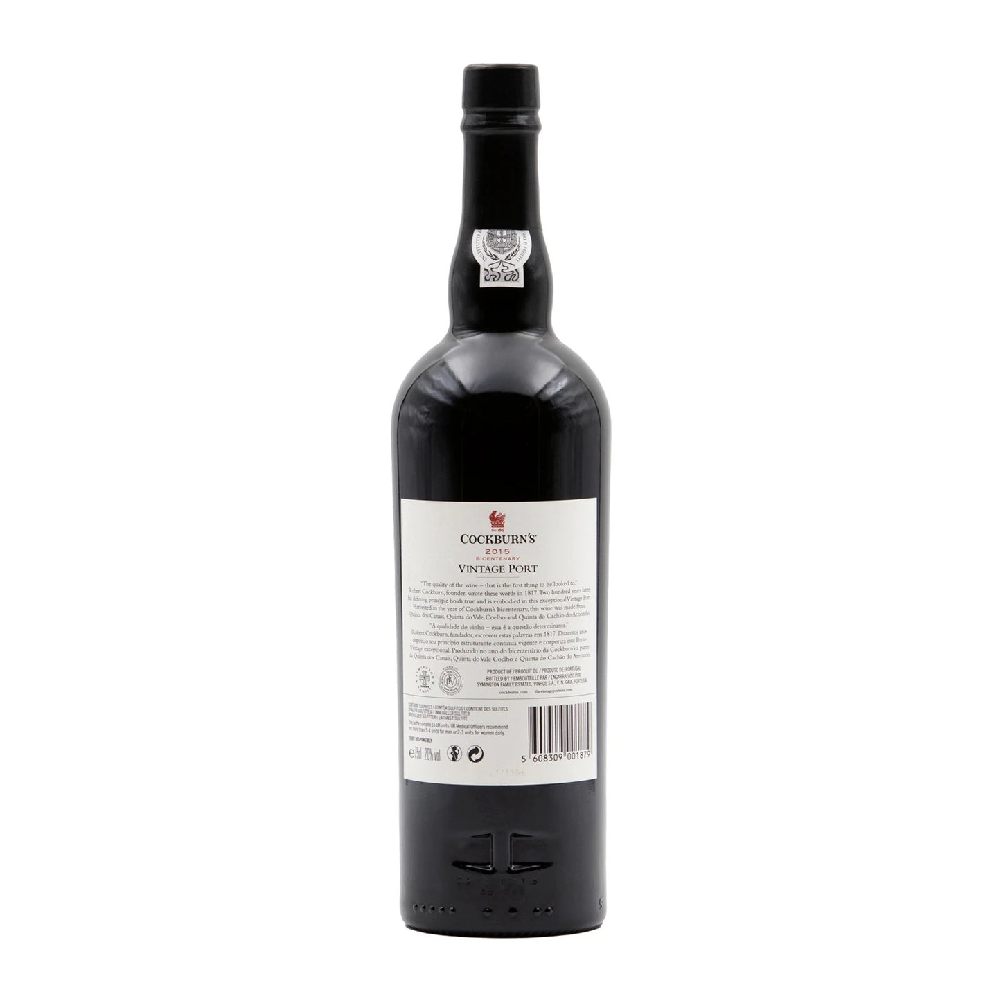 Cockburns Bicentennial Vintage Port 2015