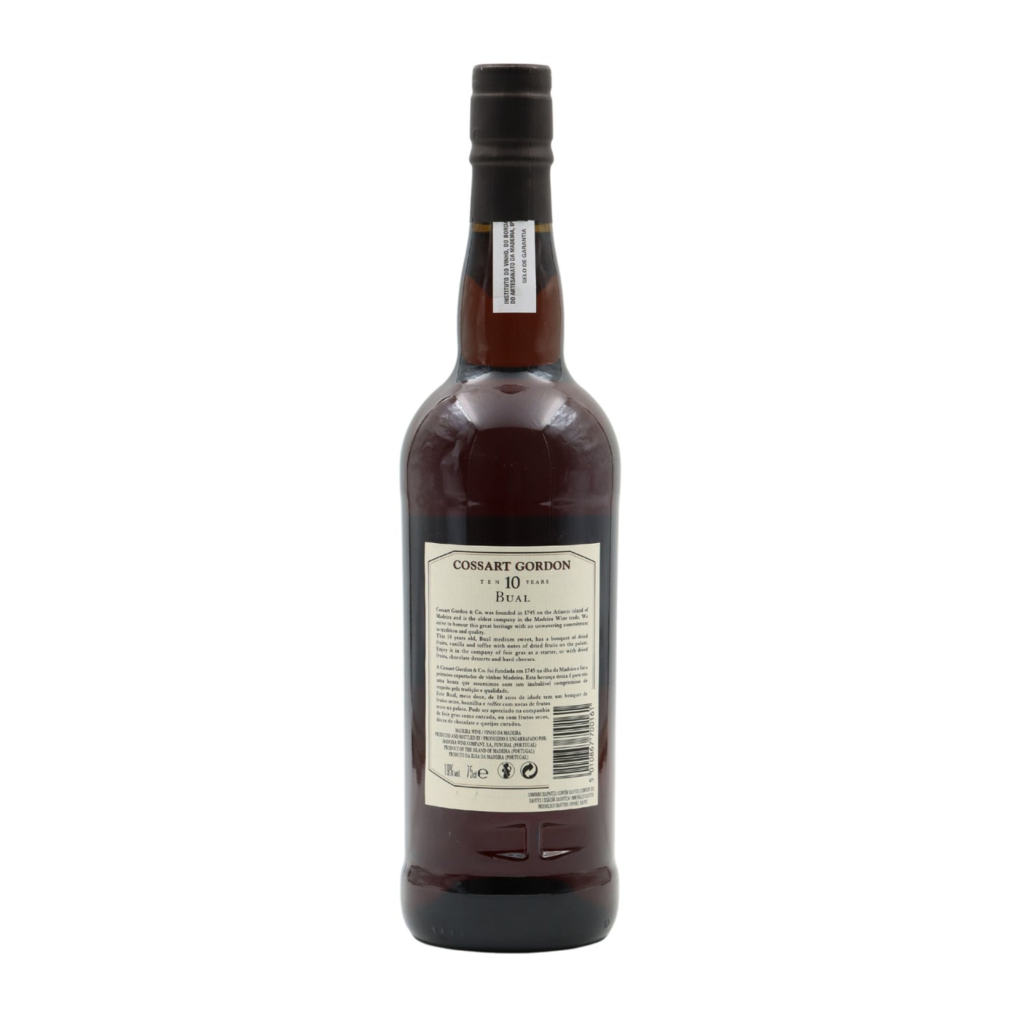Cossart Gordon 10 Years Boal Semi Sweet
