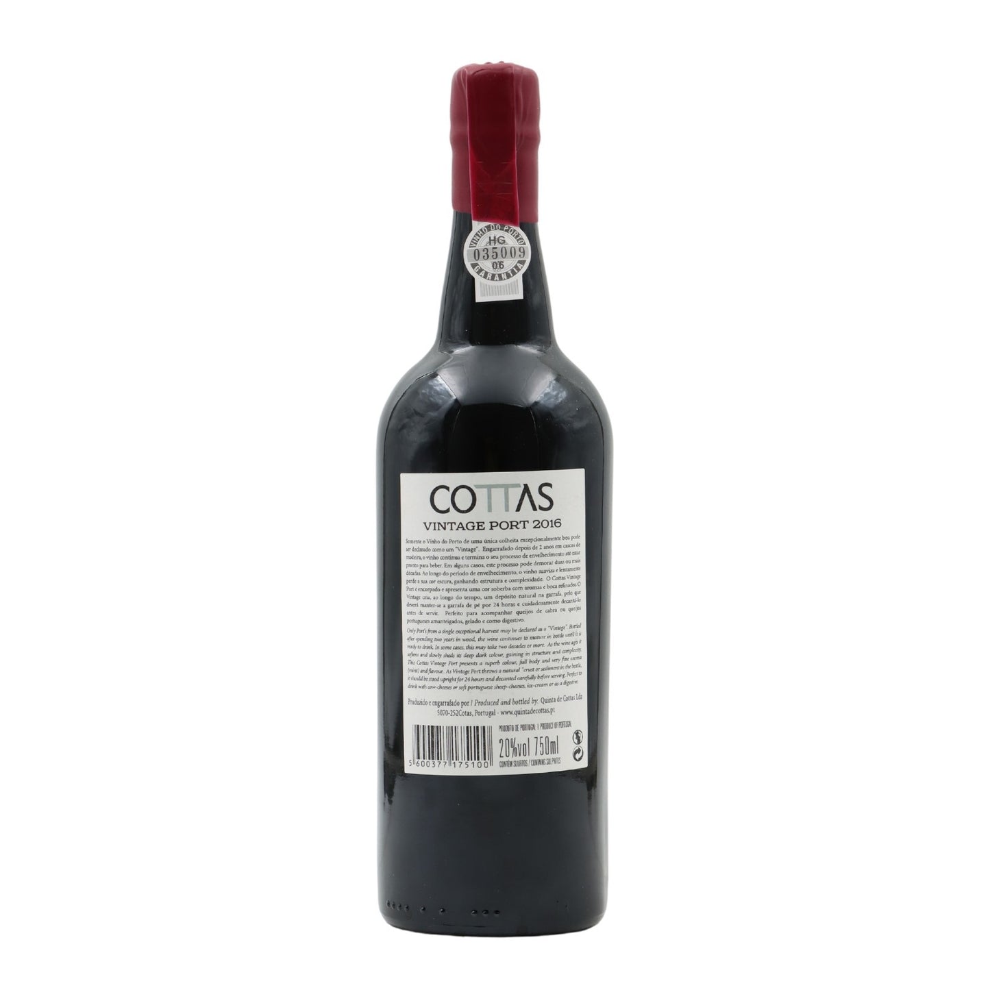 Cottas Vintage Porto 2016