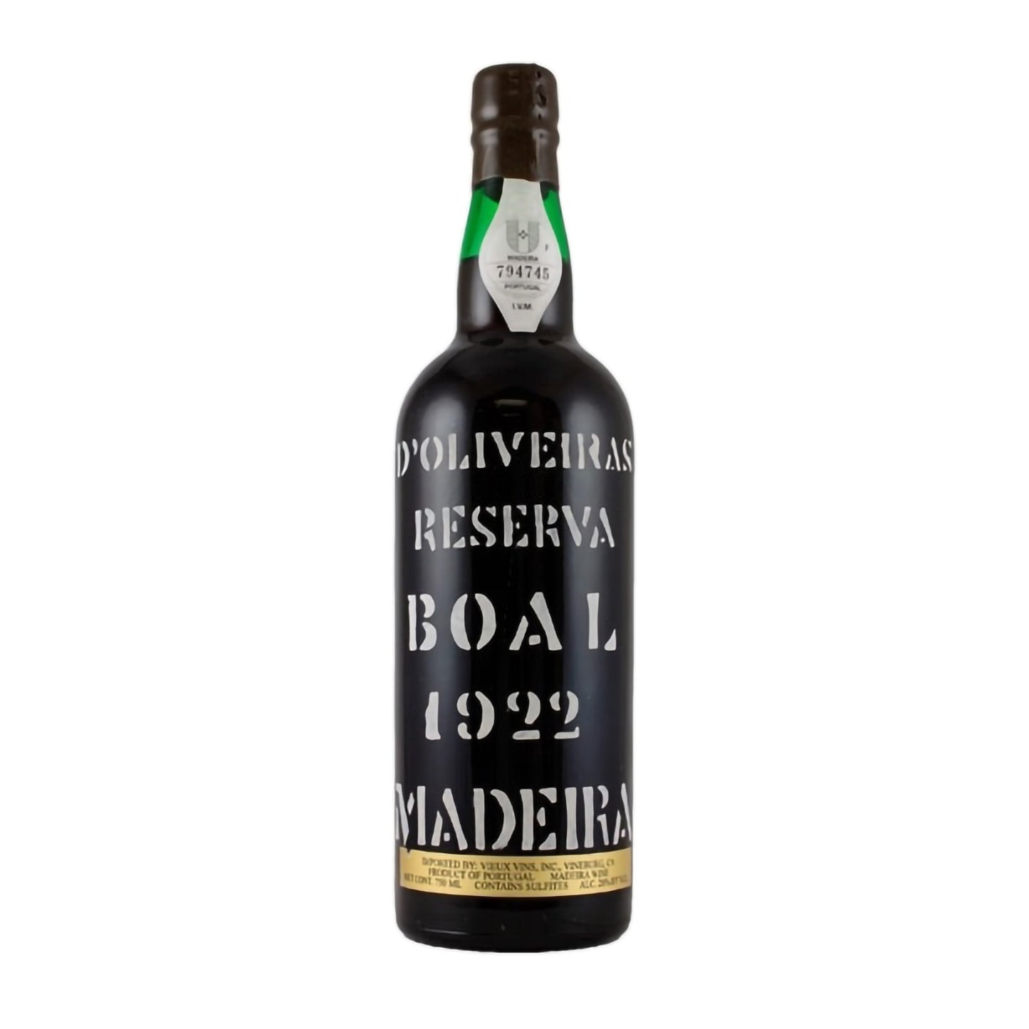 D´Oliveiras Boal Meio Doce Madeira 1922