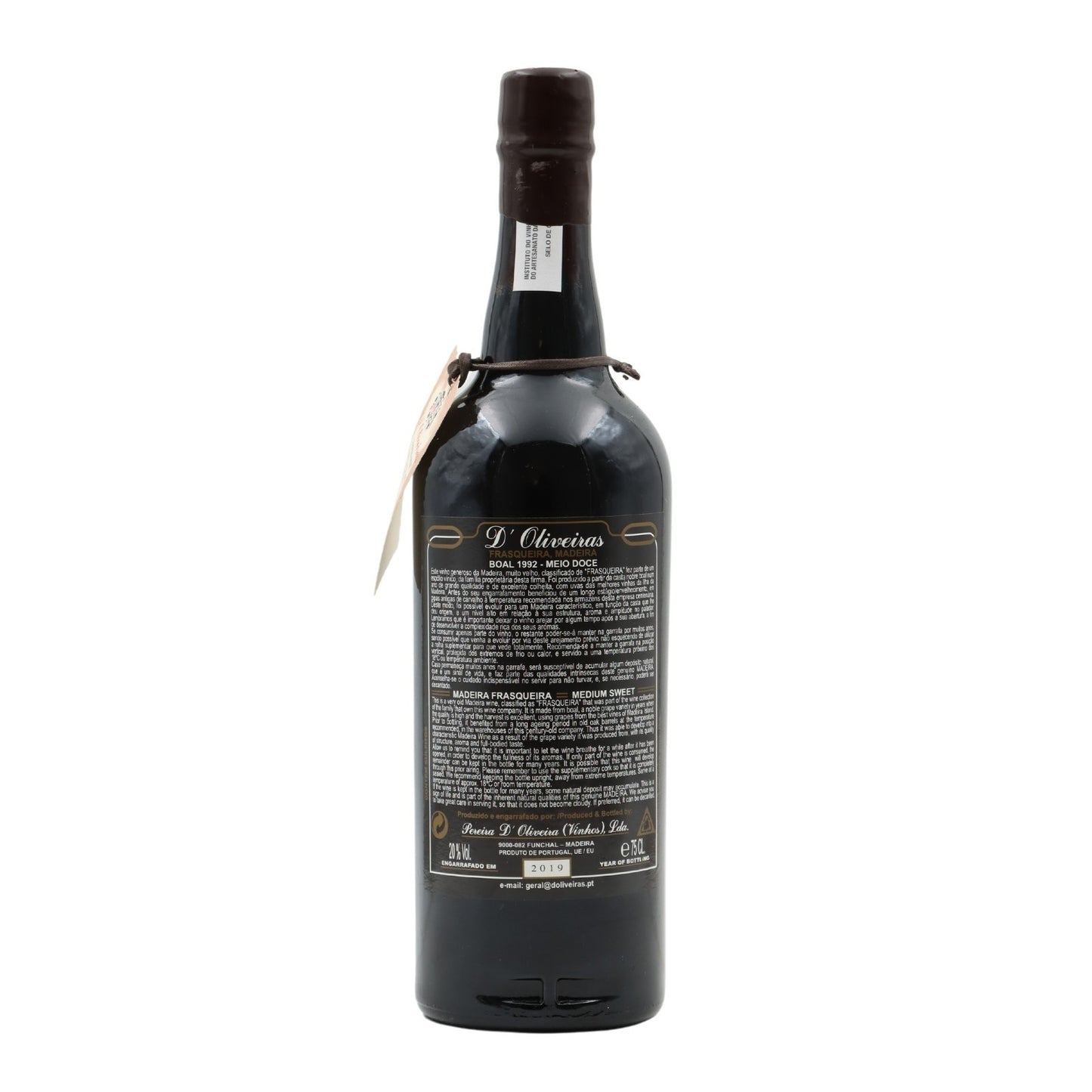 D´Oliveiras Boal Meio Doce Madeira 1992