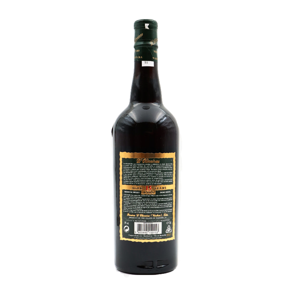 D´Oliveiras Semi Sweet 15 Years Madeira