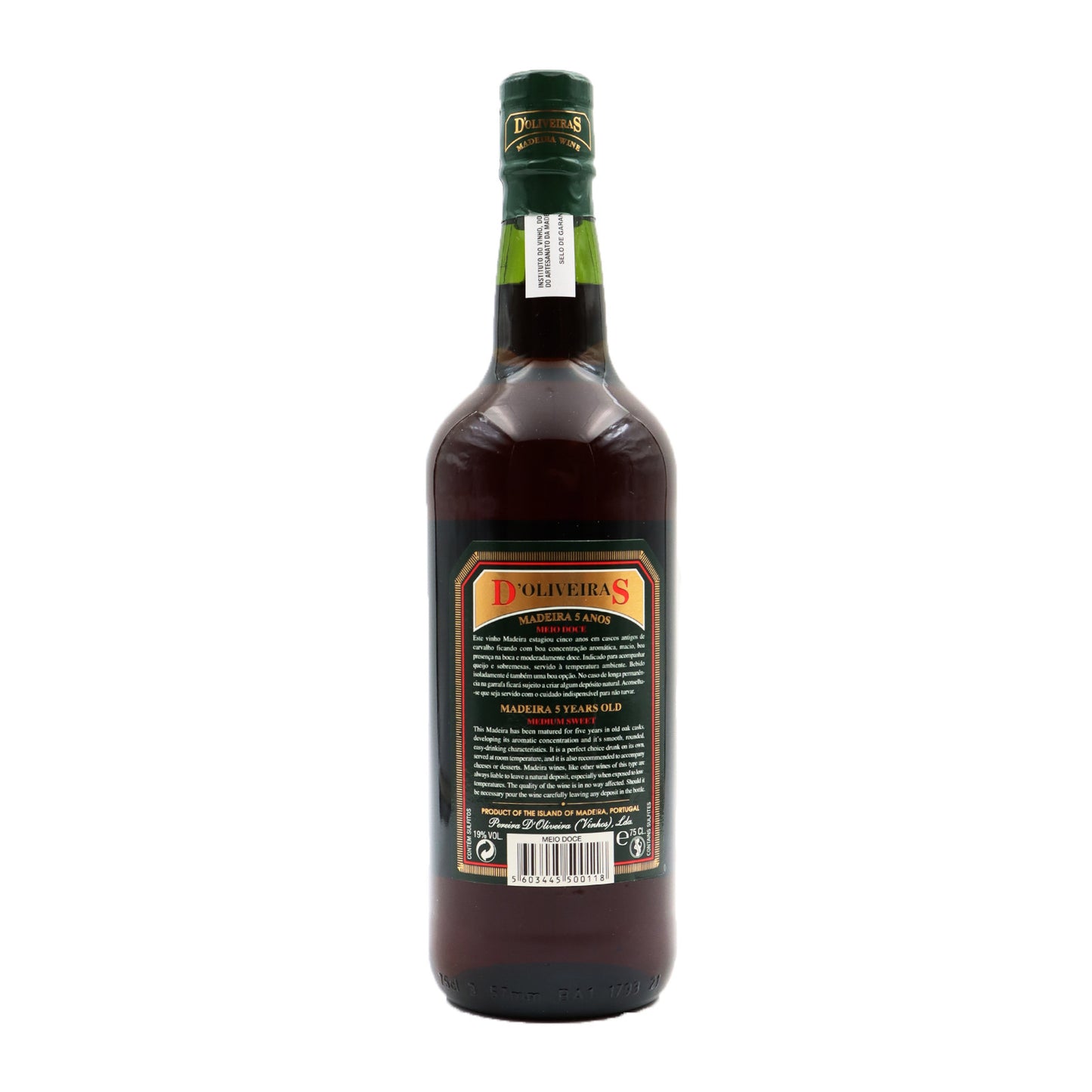 D´Oliveiras Semi Sweet 5 Years Madeira