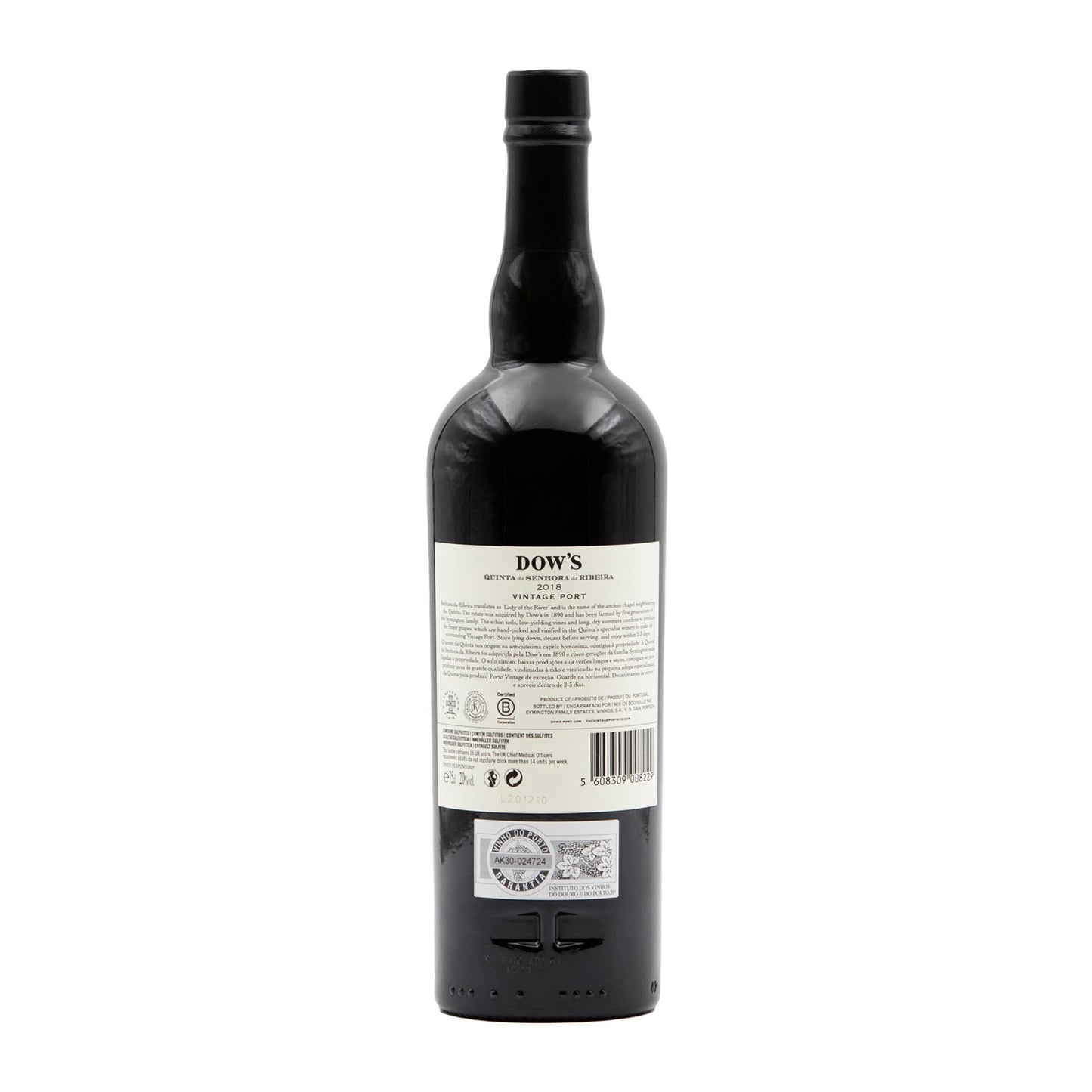 Dows Qta Sra da Ribeira Vintage Porto 2018
