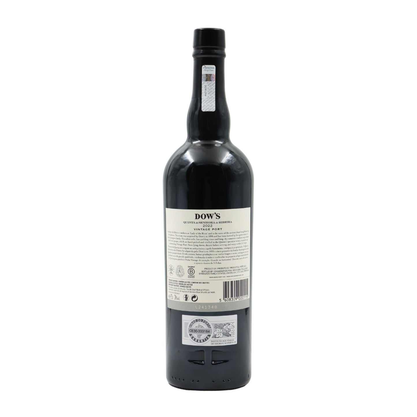 Dows Quinta Senhora da Ribeira Vintage Port 2022