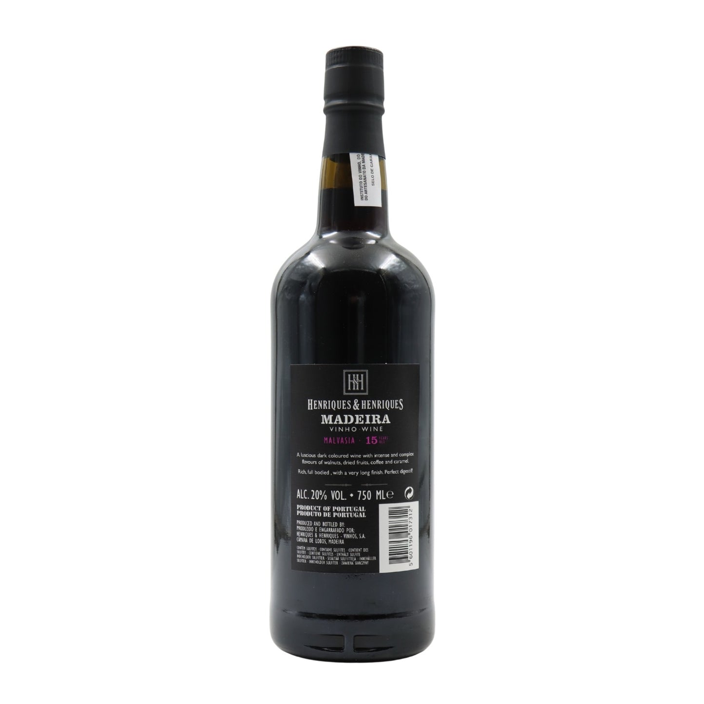 Henriques Henriques Malmsey 15 anos Madeira
