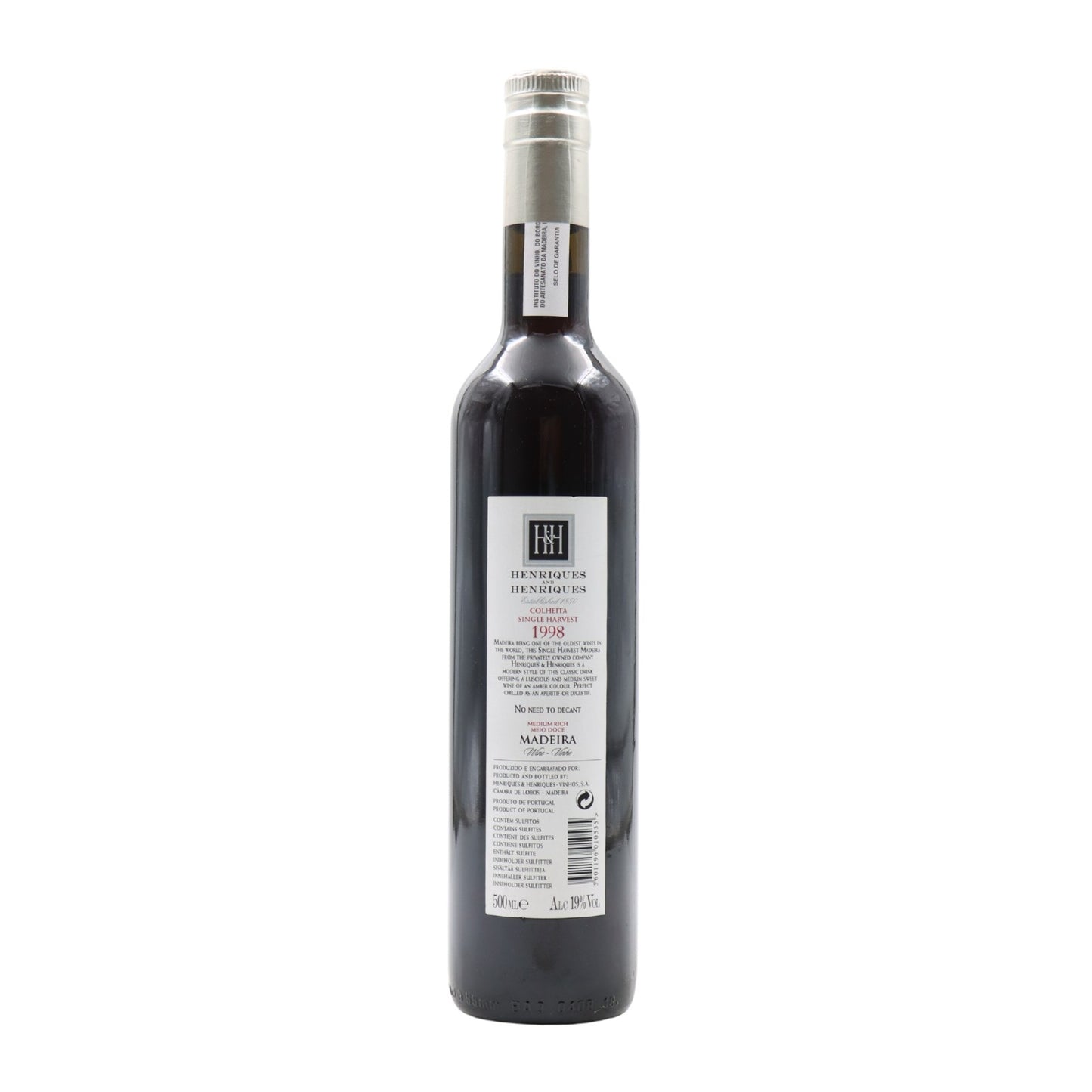 Henriques Henriques Single Harvest Madeira 1998