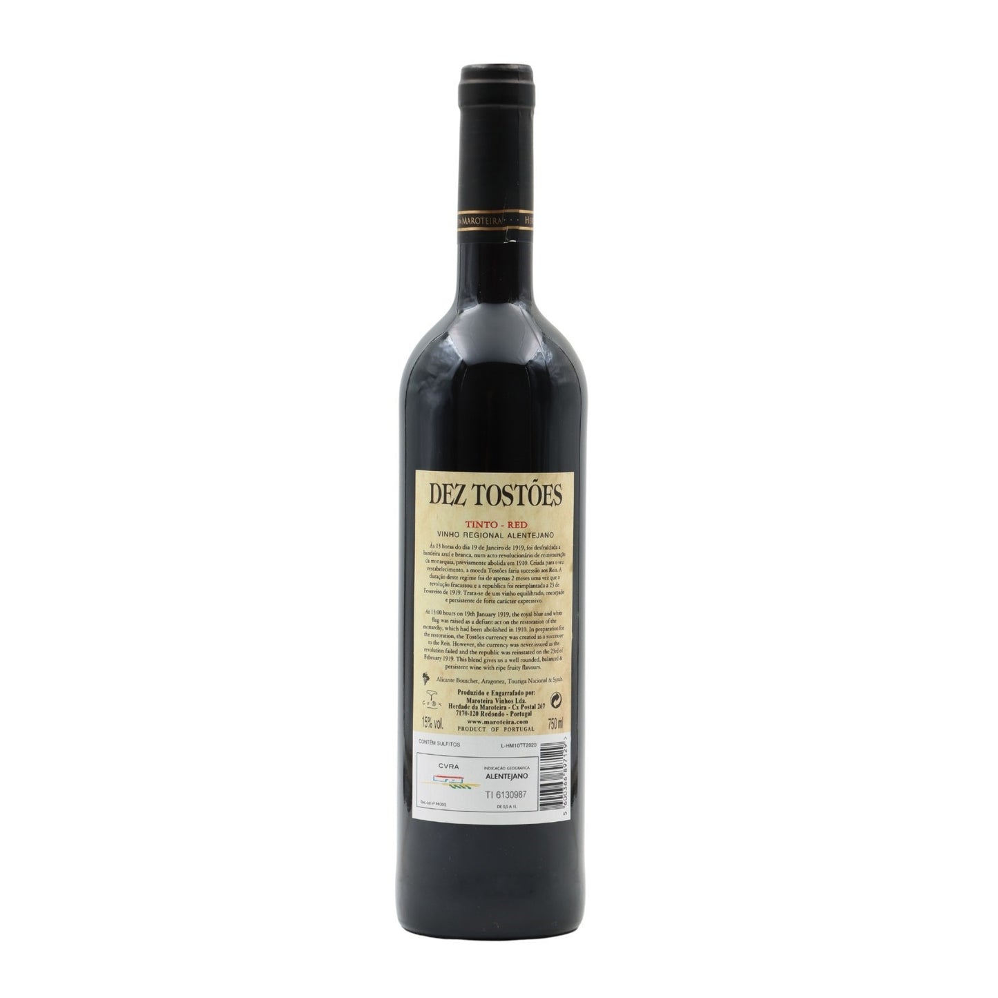Herdade da Maroteira 10 Tostões Tinto