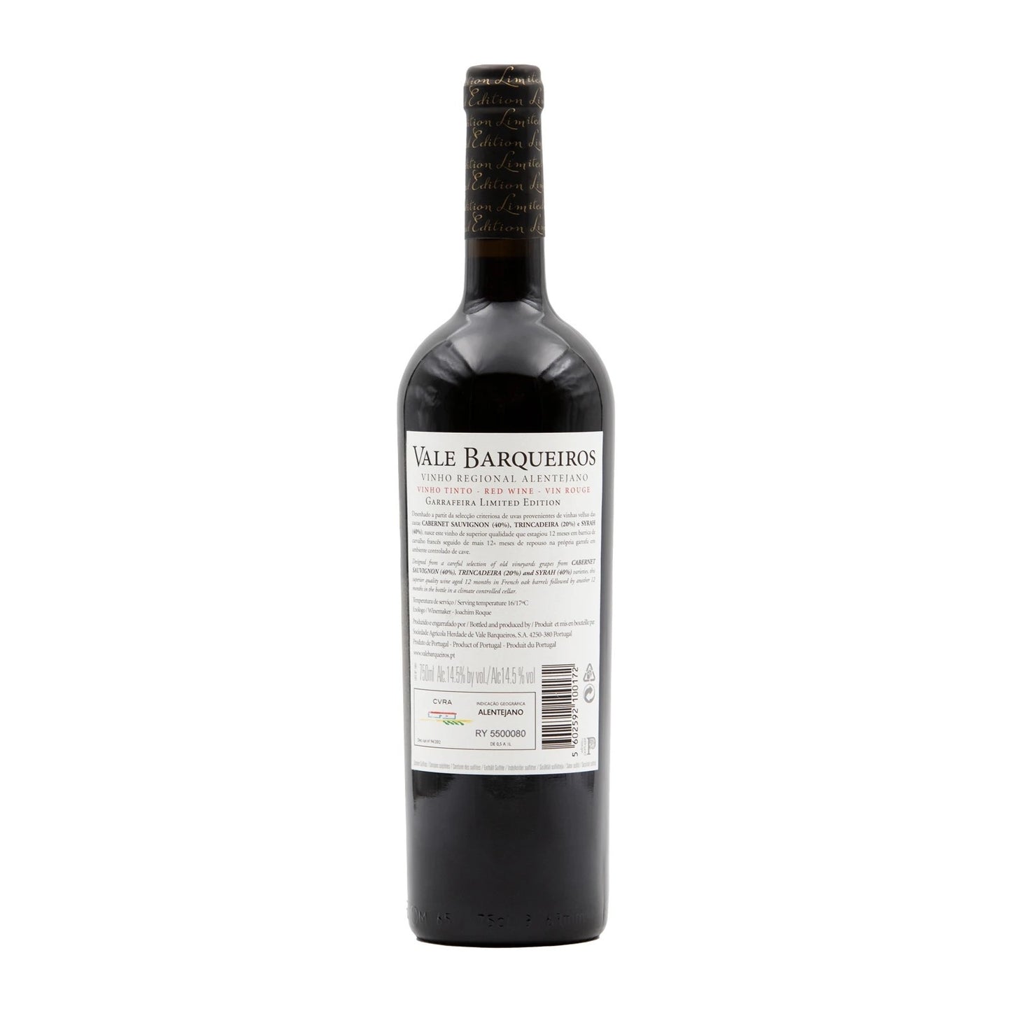 Vale Barqueiros Garrafeira Tinto 2015