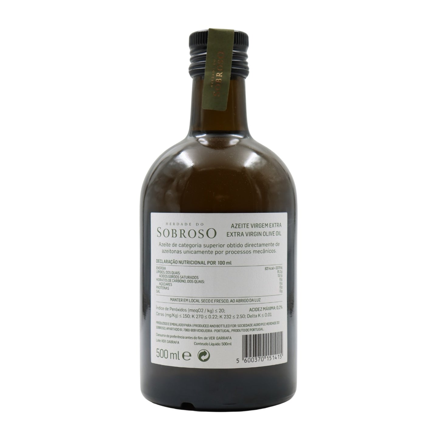 Herdade do Sobroso Premium Azeite Extra Virgem