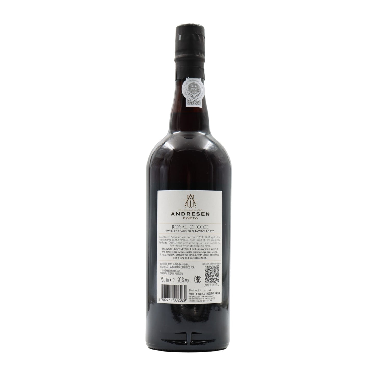 J H Andresen Century Royal Choice 20 anos Tawny Porto