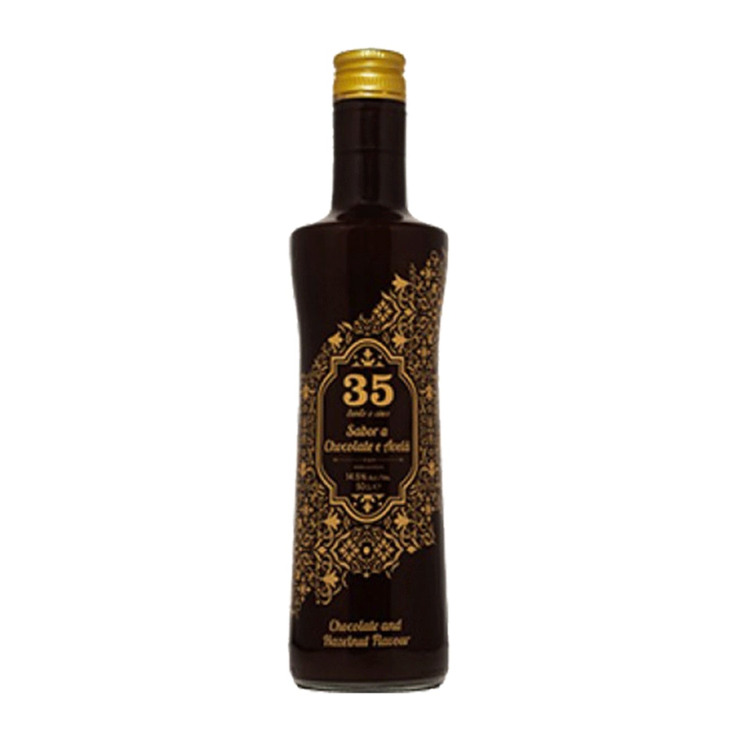 Licor 35 Sabor a Chocolate e Avelã