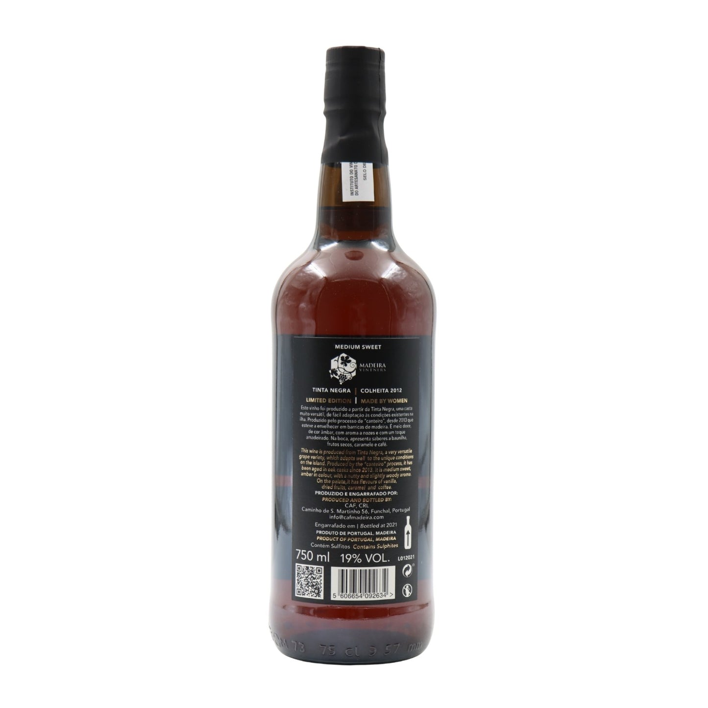 Madeira Vintners Colheita Tinta Preta Médio Rico 2012