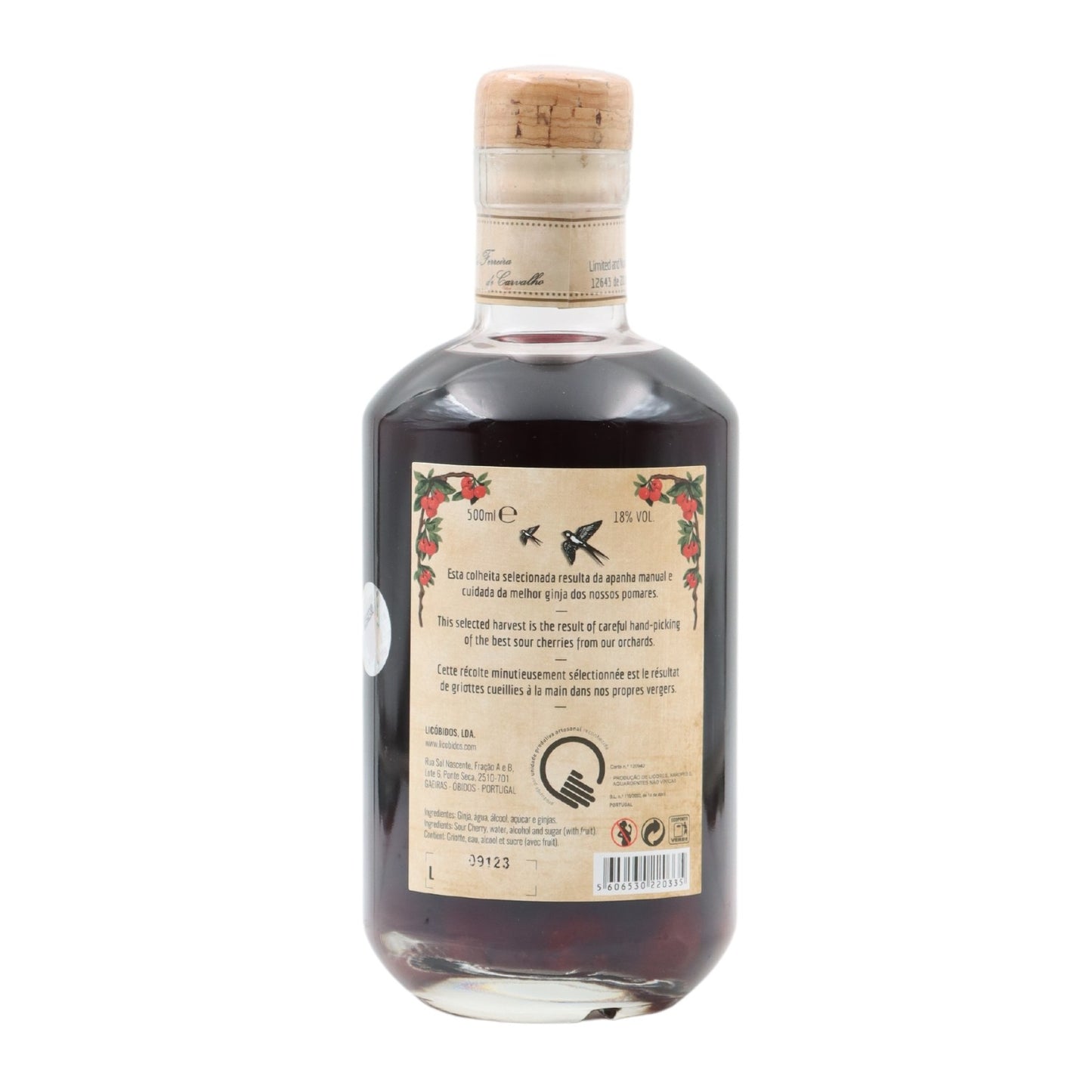 Mariquinhas Ginja Selected Harvest 500ml