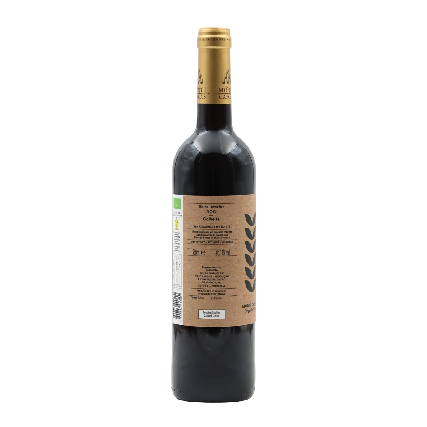 Monte Cascas Beira Interior Organic Red Wine 2021