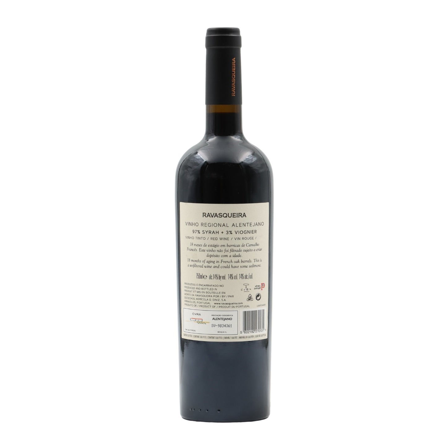 Monte da Ravasqueira Syrah Viognier Red 2021