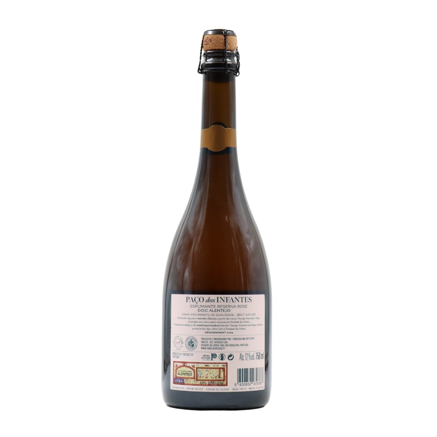 Paço dos Infantes Rosé Reserva Bruto Espumante