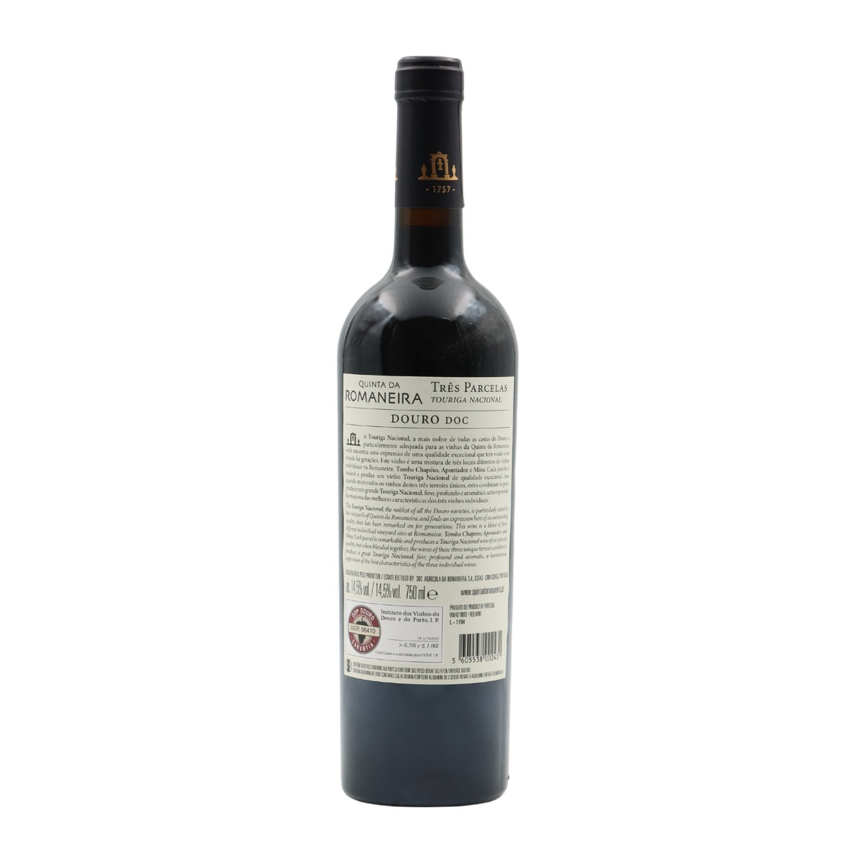Quinta da Romaneira Touriga Nacional Três Parcelas Tinto