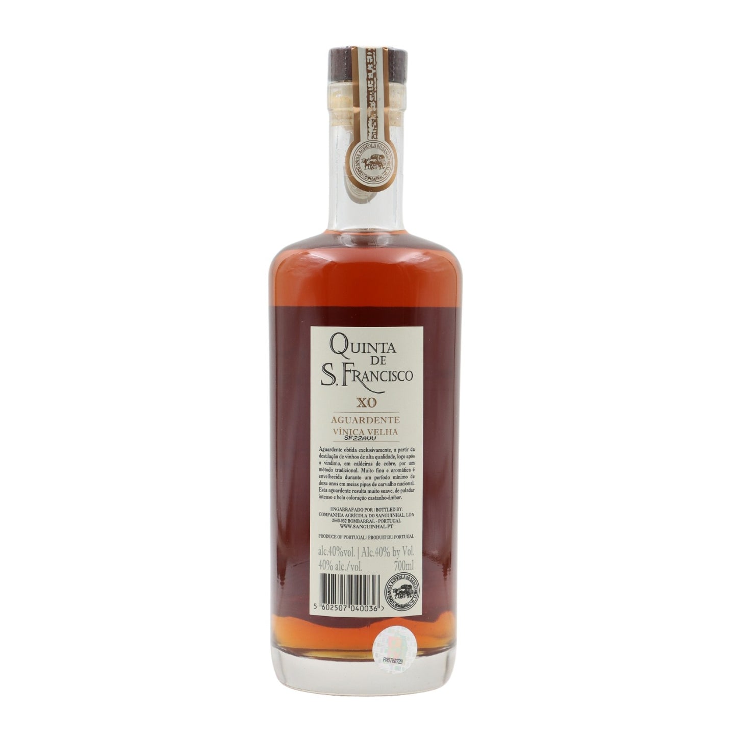 São Francisco Farm 12 Years Old Brandy XO