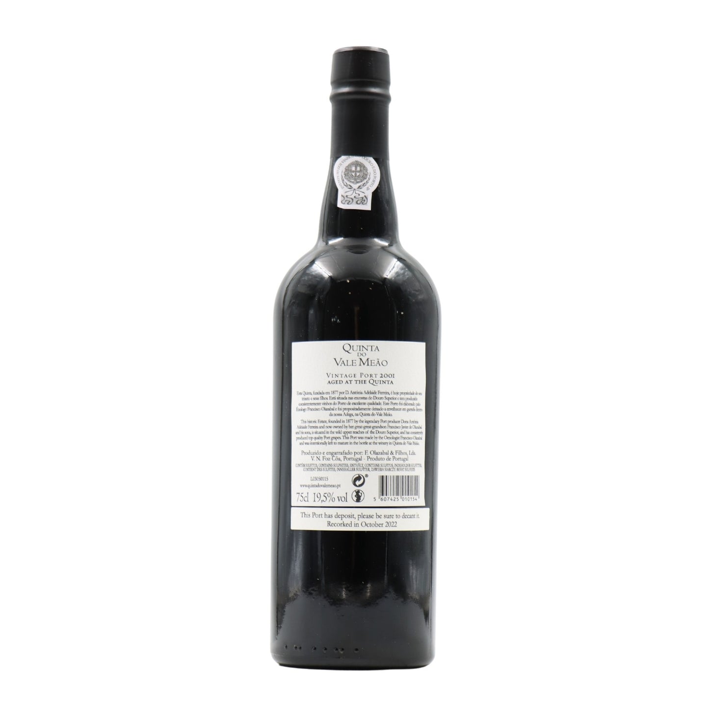Quinta do Vale Meão Vintage Porto 2001