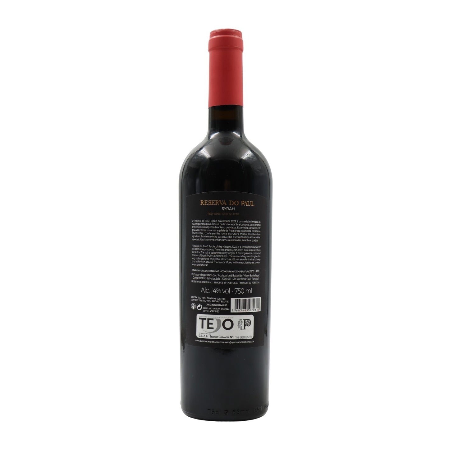 Reserva do Paul Syrah Tinto