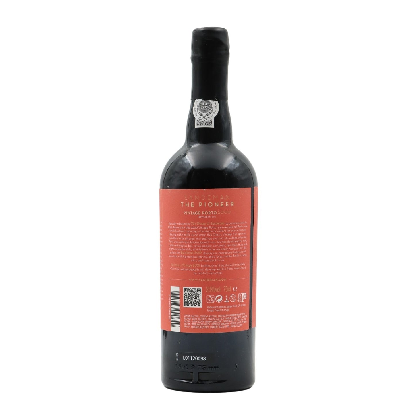 Sandeman 225Y The Pioneer Vintage Porto 2000