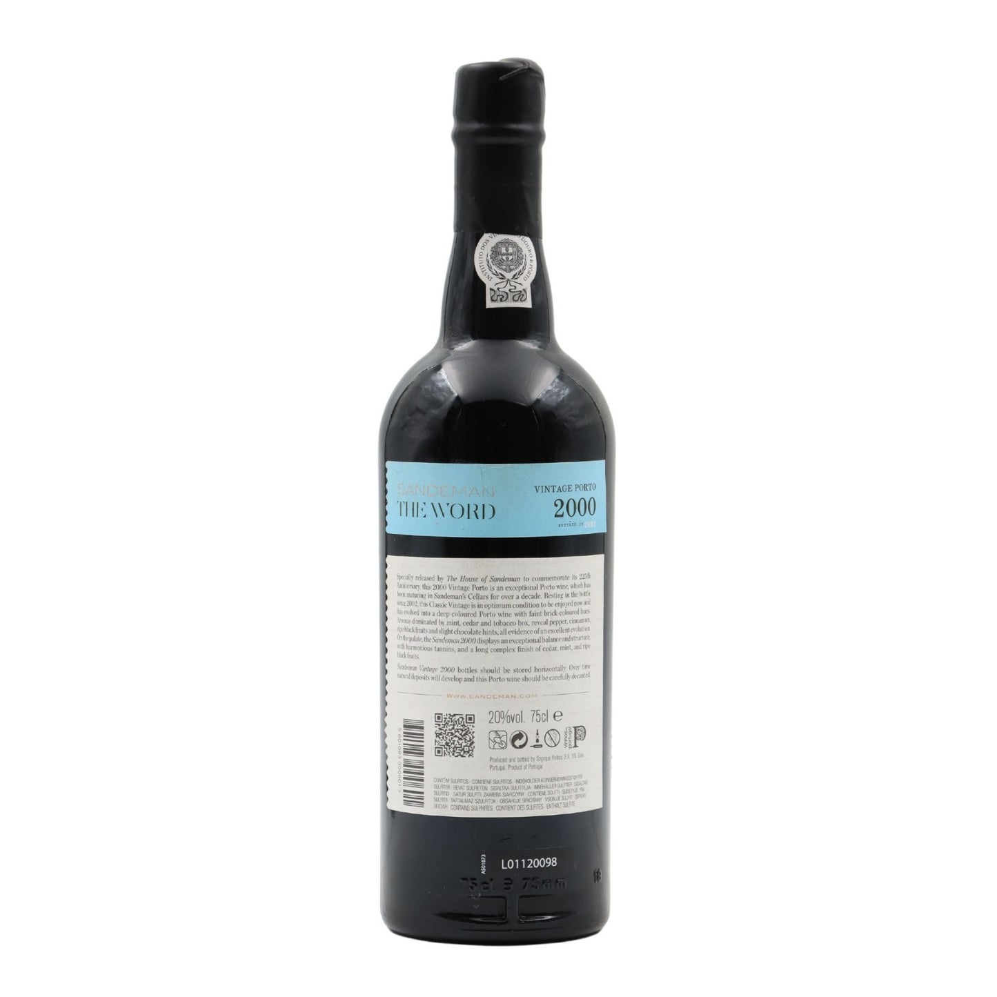 Sandeman 225Y The Word Vintage Porto 2000