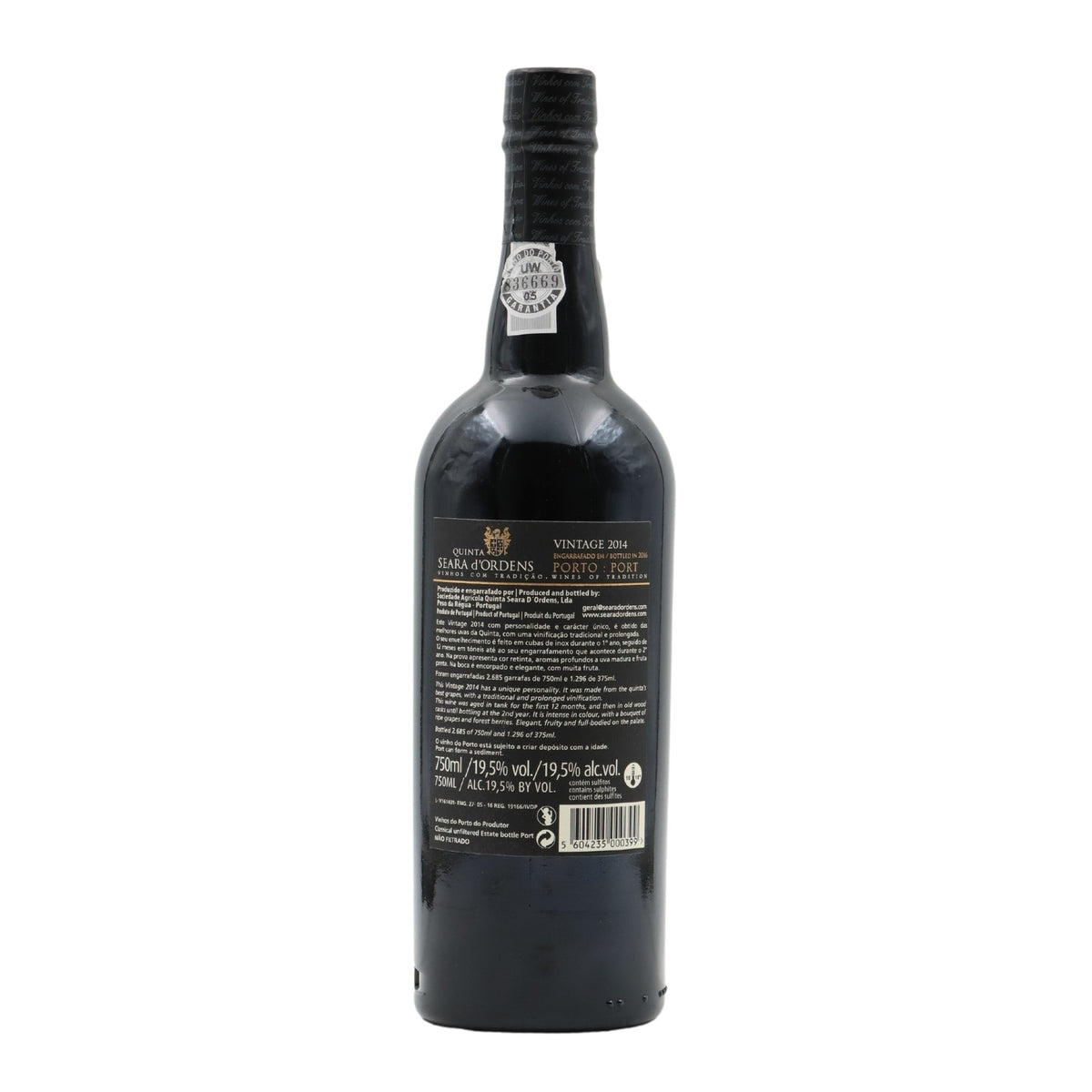 Quinta de Seara D'Ordens Vintage Porto 2014