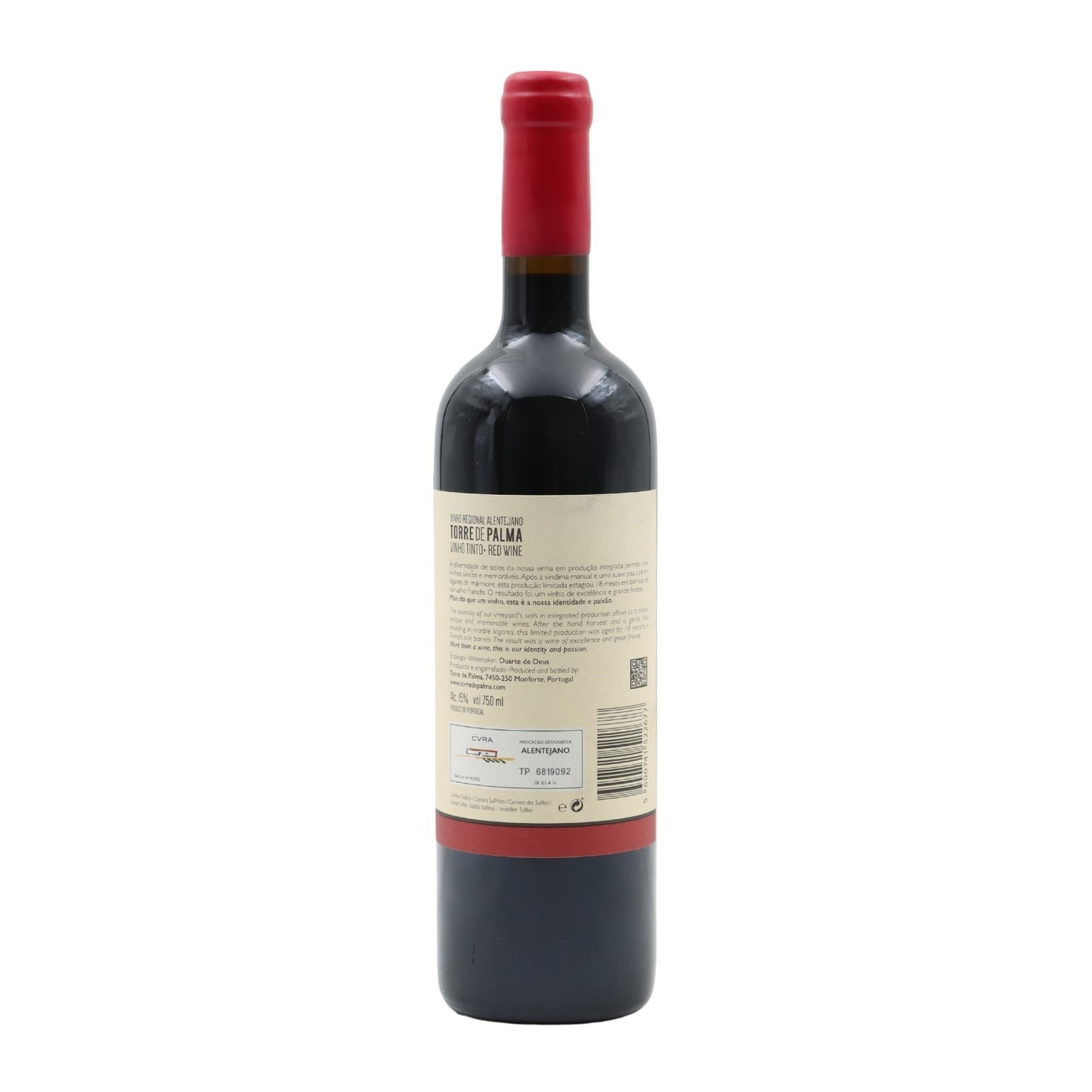 Torre de Palma Alicante Bouschet Tinta Miúda Tinto 2019