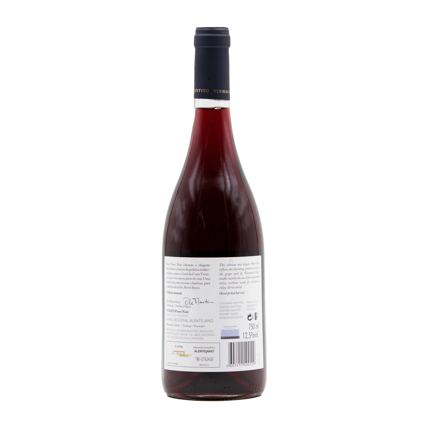 Vicentino Naked Pinot Noir Tinto