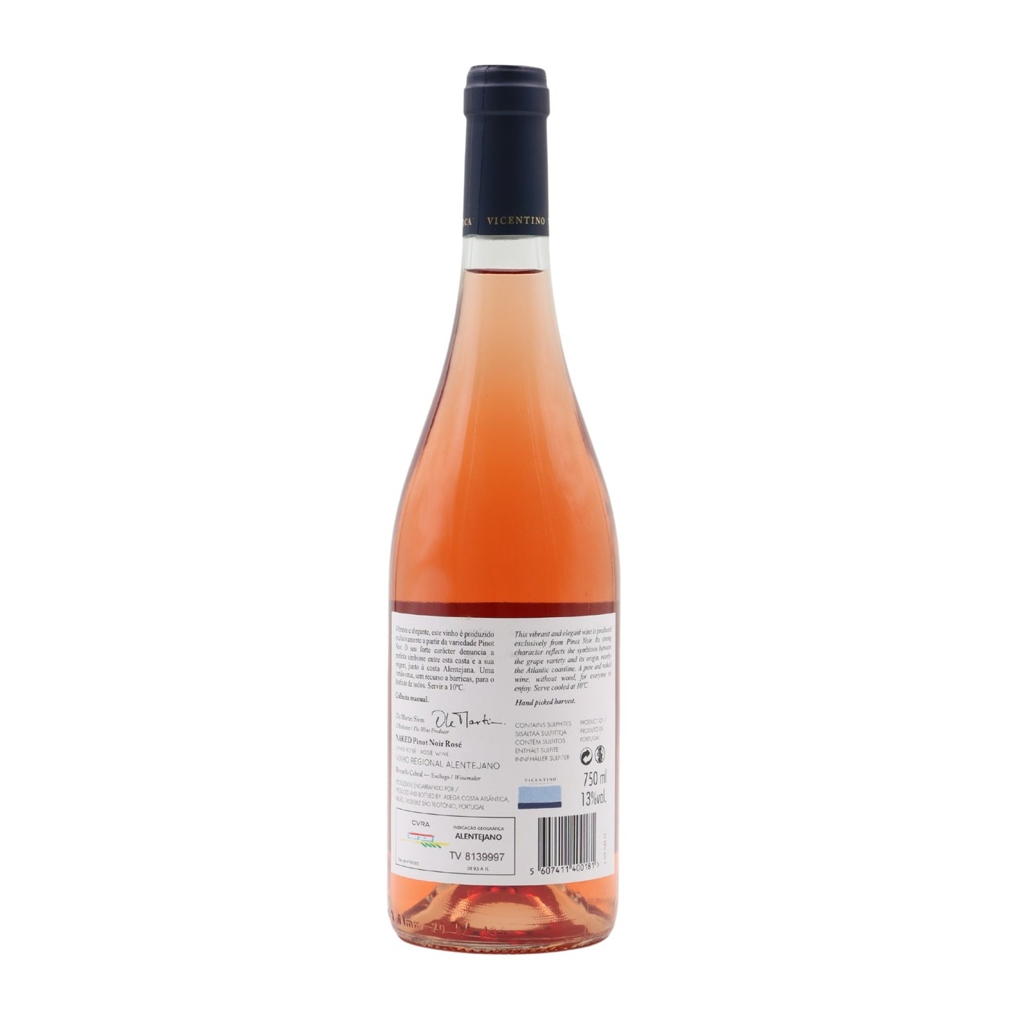Vicentino Naked Pinot Noir Rosé