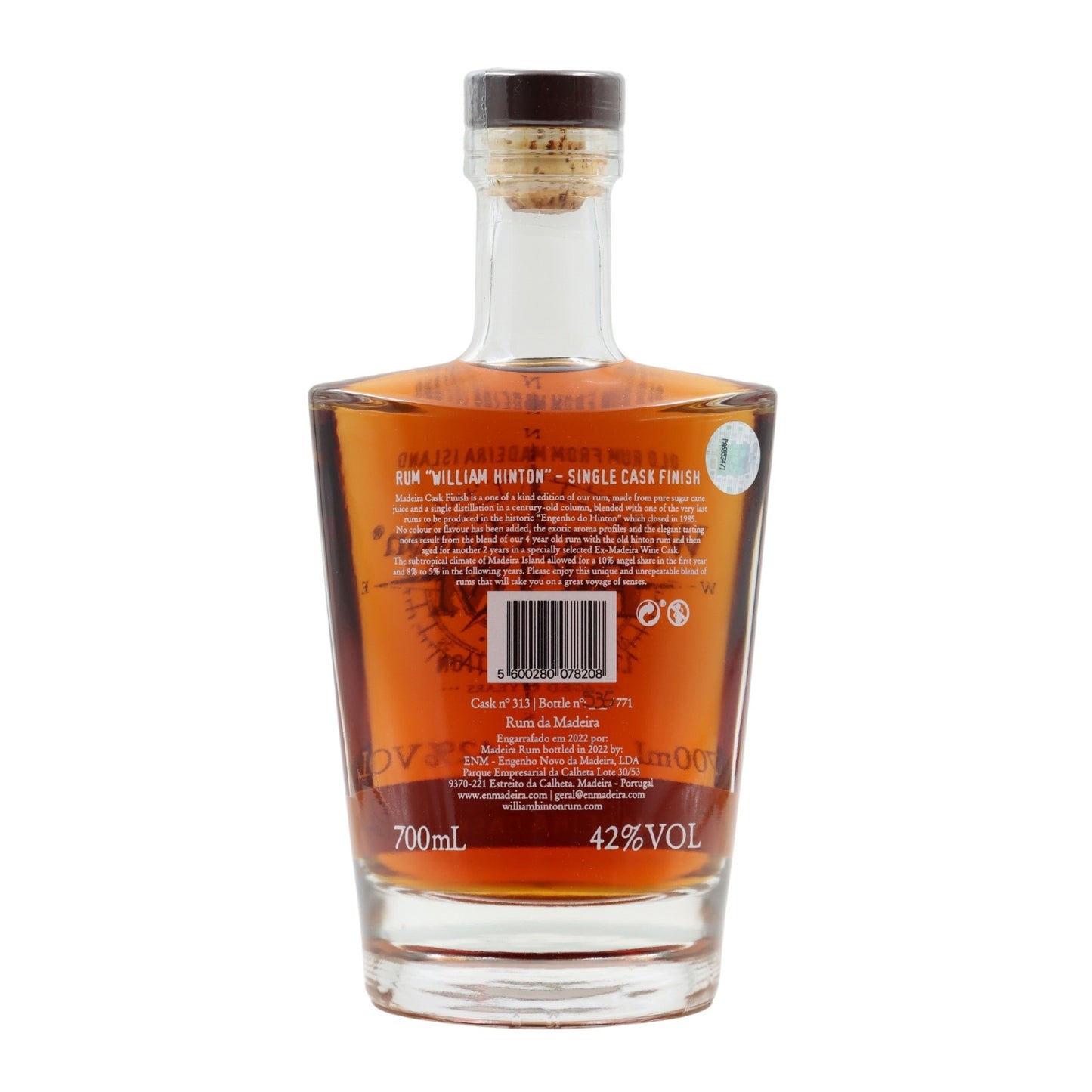 William Hinton 6 Year Old Madeira Single Cask Rum