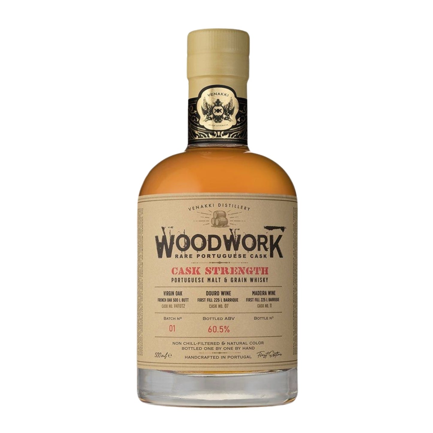 Woodwork Whisky de Malte e Grão Português Lote N.º 1