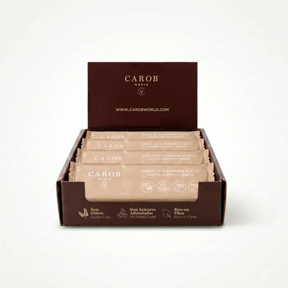 Snack de Alfarroba e Leite (Pack 20 x 36g)
