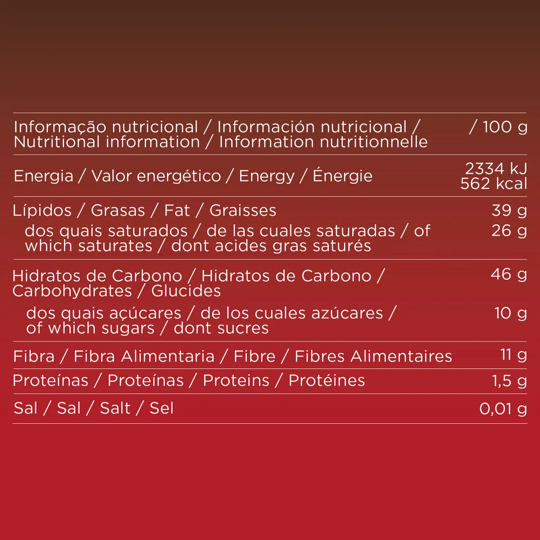 Tablete de Alfarroba (80g)