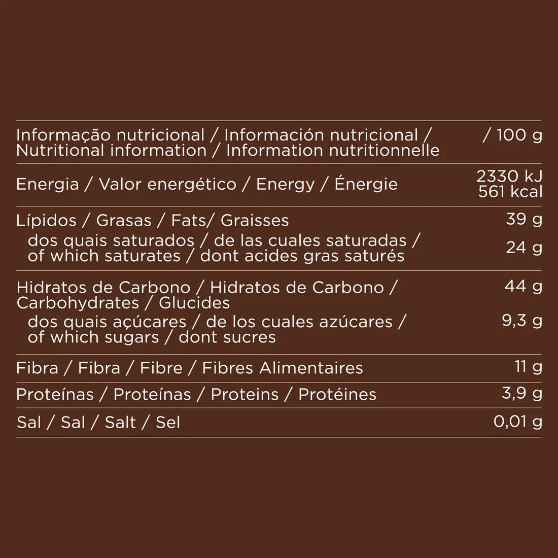 Snack de Alfarroba e Amêndoa (36g)
