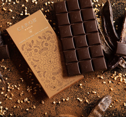 Tablete de Alfarroba, Amêndoa e Leite (80g)