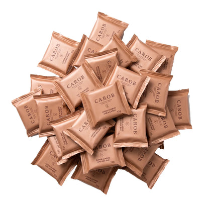 Mini Tabletes de Alfarroba, Amêndoa e Leite (Pack 60 x 12g)