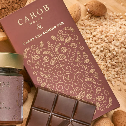 Tablete de Alfarroba e Amêndoa (80g)